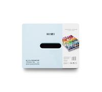 HIMI Twin Cup Gouache Set 112 Paint Colours, Ice Blue Case, Add Water to Reactivate, Smooth, Rich Colours, Gift, Artist Art Supplies, Large Scale Art Work to Fine Details