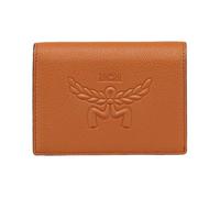 Himmel Embossed Logo Leather Snap Wallet - female - MCM - Wallets & Cardholders - Brown - ONE SIZE - Accessories ONE SIZE