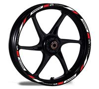 HIMNIL For Aprilia DORSODURO 750 FACTOR Racing GPR APR RSV RS4 Tuono SR50 Motorcycle Tire Rim Decals Stickers Rim Decals (Color : 7)