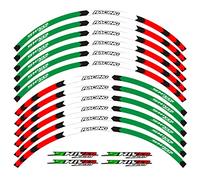 HIMNIL For Aprilia SHIVER 750 Shiver 750 Motorcycle Wheel Sticker Tire Reflective Stripes Stickers Rim Decal Rim Decals (Color : 3)