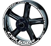 HIMNIL Reflective Motorcycle Cbr650r Sticker Decal Wheel Rim Rear Front For Cbr650 Cbr 650r 2019 2020 2021 Rim Decals (Color : 10)