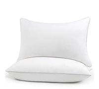 HIMOON Bed Pillows for Sleeping 2 Pack,Queen Size Cooling Pillows Set of 2,Top-end Microfiber Cover for Side Stomach Back Sleepers