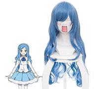 Himouto! Umaru-Chan Tachibana Sylphynford 80Cm Long Curly Cosplay Wig For Women Girls Synthetic Hair Blue Anime Costume Party