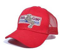 Himozoo Bubba Gump Baseball Cap Adjustable Shrimp Co. Embroidered Forest Gump Costume Hats (Red* for Summer)