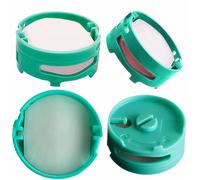 HIMrHEPA 4Pack Odor Neutralizer Upright Vacuum Replacement Cartridges Compatible with Shark AZ3000 AZ3002 HZ3000 HZ3002 IZ862H IZ562H ZD550 And Air Purifier HP302,Part# 1541FC3000,Teal.