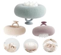 HiMrLuo Sunflower Suction Cup Bath Ball with SPA New 2-in-1 Sunflower Bathing Ball with Finger Rings Exfoliating Bath Sponge Cleaning Brush Shower Loofah Sponge for Women & Men Purple Green Yellow