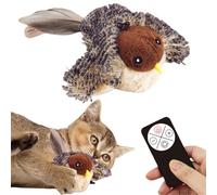 HIMS Cat Toy Bird, Interactive Cat Toy with Remote Control, Flappy Bird Toy with Catnip, Bird Chase Cat Toy for House Cats for Biting, Sparrows