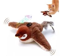 HIMS Flapping Bird Cat Toy Simulating Tweeting, Flying Bird Toy For Cats, Flappy Bird Cat Toy With Control 3 Modes, Chirping Bird Cat Toy, Cat Bird Toy With Catnip, Cat Toys (Bird)