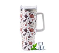 HIMS Taylor Merchandise Coffee Cup with Handle 40oz Tumbler with Straw and Lid Car Cup Travel Mug Gifts for Music Lovers (Halloween)