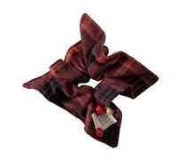 Himscev 2/3pc Stylish Patterned Square Scarf & Headband Set - Versatile Meatball-Shaped Headband Accessory(Color2)