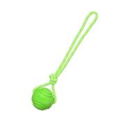 Himscev 2pcs Interactive Dog Ball with Rope - Fun Exercise and Training Toy for Small to Medium Dogs, Perfect for Play(Green,5cm ball 29cm rope)