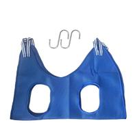Himscev Cat Dog Grooming Hammock - Non-Scratch Restraint Bag for Easy Nail Cutting and Bathing(Blue,M)