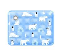 Himscev Pet Cooling Mat Ice Gel Self Added Water Durable Dog Cat Summer Sleeping Pad Ice Cushion Cooling Pad for Small Big Dogs(Style 9,S 30x40cm)