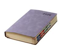 Himscev Self-Discipline Planner Book | Weekly & Monthly Organizer | 360-Page Daily Notebook for Effective Time Management and Goal Setting(Purple)