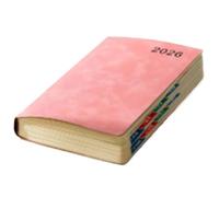 Himscev Self-Discipline Planner Book | Weekly & Monthly Organizer | 360-Page Daily Notebook for Effective Time Management and Goal Setting(Pink)