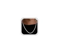 HIMSTORY Cuban Link Chains for Men 925 Sterling Silver Over 3.5mm/7mm Cuban Chain Diamond Cut Silver Necklace Chains Gifts for Men Dad Friends, 26 Inches, Sterling Silver, No Gemstone