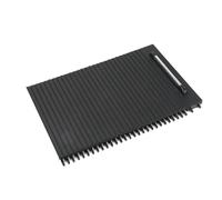 Himwqfuh Car Center Console Sliding Shutters For RE1 RE2 RE4 For CRV 2007-2011 Car Console Armrest Storage Box Sliding Shutters Cup Holder Roller Blind Cover(Black)