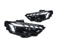 Himwqfuh Car HeadLight Assembly For A3 8V 2013-2021 S3 RS3 Car Lights Sedan Hatchback LED Auto Headlight Assembly Upgrade RS5 Style Design Tool Accessories Front Light Assembly(For 17-20 LED)