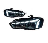 Himwqfuh Car HeadLight Assembly For A5 2008-2016 S5 Car Lights LED Auto Headlight Assembly Upgrade RS5 The Design Dynamic Signal Lamp LHD RHD Accessories Front Light Assembly(For Left Hand Drive)