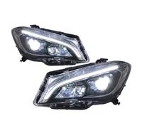 Himwqfuh Car HeadLight Assembly For Benz W117 For CLA 180 200 220 250 2014-2019 Car Headlights Full LED DRL Dynamic Signal Lamp Head Lamp Front Light Assembly Front Light Assembly(For Xenon)