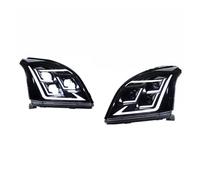 Himwqfuh Car HeadLight Assembly For Toyota For Prado 2003-2009 LC120 Head Lamp LED Headlight Headlights DRL Turn Signal good Beam Angel Eye Projector Lens Front Light Assembly