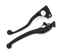 Himwqfuh for Kawasaki for Versys 6500 2015-2024 Motorcycle Brake Clutch Lever Front Control Handles Brake Clutch Master Cylinder(Black Lever)