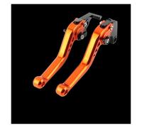 Himwqfuh for Kawasaki for Versys for 1000 for KLZ1000 2012 2013 2014 Motorcycle Accessories Short Brake Clutch Lever Handles Brake Clutch Master Cylinder(Orange)