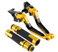 Himwqfuh for NINJA400 for Ninja for 400 2008-2022 Motorcycle CNC Foldable Extendable Brakes Clutch Lever Handlebar Handle Kit Brake Clutch Master Cylinder(M)