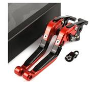 Himwqfuh for SYM for CRUISYM 300 for Crulsym300 Motorcycle Accessories CNC Parking Handle Clutch Brake Lever with Lock Brake Clutch Master Cylinder(Red Black red)