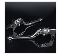 Himwqfuh for Vespa 50-125 PV ET3 PK S XL Adjustable Motorcycle Brake Clutch Lever Aluminum CNC Front Rear Drum Brake Levers Brake Clutch Master Cylinder(Long Gray)