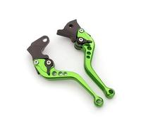 Himwqfuh for Vespa 50-125 PV ET3 PK S XL Adjustable Motorcycle Brake Clutch Lever Aluminum CNC Front Rear Drum Brake Levers Brake Clutch Master Cylinder(Short Green)