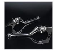 Himwqfuh for Vespa PX 125 150 200 Adjustable Motorcycle Brake Clutch Lever Aluminum CNC Front Rear Drum Brake Levers Brake Clutch Master Cylinder(Long Gray)