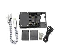 Himwqfuh GPS Mount Motorcycle For NMAX155 For NMAX125 For N-MAX For NMAX 155 125 2015-2020 Motorcycle Navigation GPS Plate Adapt Holder PHONE(B Phone holder)