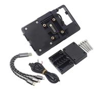 Himwqfuh GPS Mount Motorcycle For TMAX 530 For T-MAX DX 2017-2021 USB For Charger Phone Holder Stand Bracket Motorcycle GPS Navigation Plate(1)