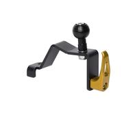 Himwqfuh GPS Mount Motorcycle For Zontes Zt150D 125m 150m 350D 350m 310m Modified Storage Hook ZT350 Navigation Phone Holder Aluminum Alloy Front(Gold)