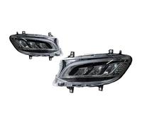 Himwqfuh Headlights Assembly For Benz For Sprinter 2018-2023 2PCS Car Lights LED Headlight Class Head Lamp Drl Projector Lens Automotive Car Headlight(US Version)