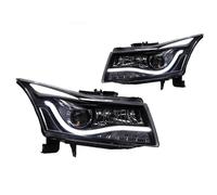 Himwqfuh Headlights Assembly For Chevrolet For Cruze 2009-2016 Car Styling Head Lamp LED Headlight -Design LED DRL Hid Bi Xenon Auto Accessories Car Headlight