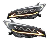 Himwqfuh Headlights Assembly For Toyota For Wish 2009 2010 2011 2012 2013 2014 2015 2pc Led Headlights LED Front Lamps DRL Turn Signals Light Car Accessories Car Headlight