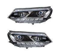 Himwqfuh Headlights Assembly For VW For Touareg 2011-2015 Car LED Headlight AssembliesFog DRL Brake Turn Signal Lamp Plug And Play Car Headlight