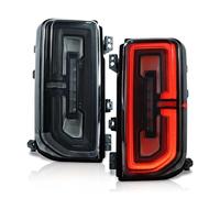 Himwqfuh Tail Light Rear Lamp For Bronco 2021-2023 LED Tail Light Rear Running Lamp Brake Reverse Dynamic Turn Signal Car Tailights(Smoke)