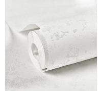 HimYKEA Modern Minimalist Imitation Diatomite Pattern Wallpaper Non-self-Adhesive Room Bedroom Living Room Solid Color Thickened Non-Woven 3D Wallpaper 1.73'W x 32.8'L (Cream)