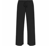 Hina Fashion Ladies Flared ITY Palazzo Womens Wide Leg Elasticated Waist Drawstring Trousers Stretch Plus Size Plain Tie Up Pants