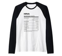 Hina Nutrition Facts Name Raglan Baseball Tee