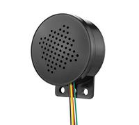 HINAA 110dB Loud Car Siren Vehicle Horn 12-24V Voice Custom Car Siren Speaker 4-channel Trigger Voice Speaker Prompter Buzzer Alarm Reverse Beep Truck Caravan Car Back Up