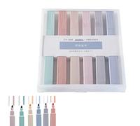 HINAA 6PCS Highlighters Pen Aesthetic Cute Preppy Stuff, Mild Soft Chisel Tip Pastel Highlighters Marker Pens Stationery School Supplies Bible Highlighters, Light Salt