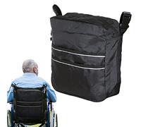 HINAA Wheelchair Backpack Large Capacity Wheelchair Bags For Back Of Chair, Multifunction Outdoor Storage Bag Wheelchair Accessories For Most Wheelchair/pram/Mobility Scooters/Rollator