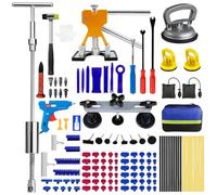 HiNADA 139 Pieces Car Dent Repair Kit, Car Dent Remover Tools, Paint-Free Dent Pulling Tool with Slide Hammer Dent Puller & Dent Lifter for Body, Car Hail Damage and Metal Surface Dent