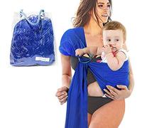 HINATAA Adjustable Baby Wrap Baby Water Ring Sling, Breathable Quick Dry Baby Carrier Mesh Fabric Perfect for Summer, Swimming, Pool, Beach (Dark Blue)