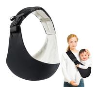 HINATAA Baby Sling Carrier, Soft & Breathable Hands-Free Toddler Carrier for 3-36 Months, Toddler Sling Adjustable & Machine Washable (Black)