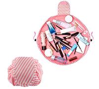 HINATAA Lazy Drawstring Makeup Bag, Travel Cosmetic Bag Large Capacity Drawstring Makeup Bag Lazy Cosmetic Bag Beam Mouth Storage Bag Cosmetic Pouch Travel Storage Bag (J1)